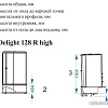 Душевая кабина Domani-Spa Delight 128 High 120x80 R (черный/тонированное)