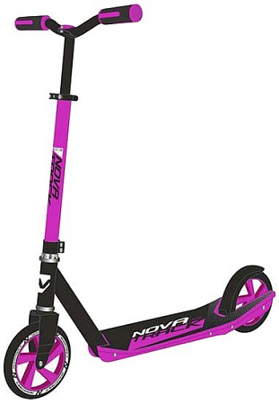 Самокат Novatrack Polis 160 Plasticnf 160PNF.POLIS.PN20 (черный/розовый)