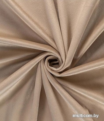 Штора Legrand Велюр 1.5x2.6 м 58118317 (песочный)