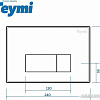 Панель смыва Teymi Helmi T70018WM (белый матовый)
