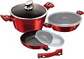 Набор кастрюль Berlinger Haus Burgundy Line BH-7050