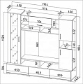 Стенка Интерлиния Аризона-6 (венге/дуб молочный)