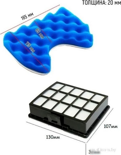 Набор фильтров Dr.Electro Samsung SC 65, 66, 67, 68 FS65-SET (3шт)