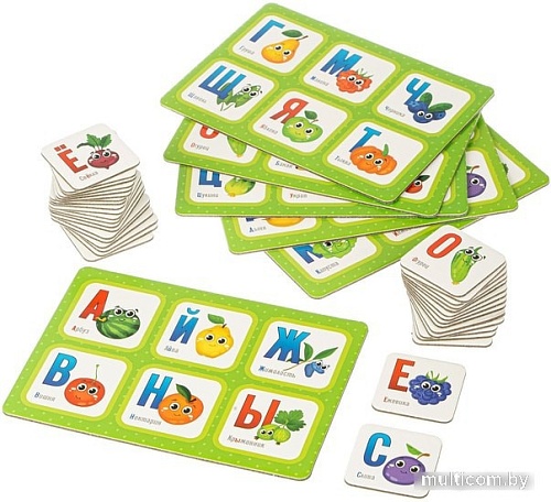 Развивающая игра Bondibon Лото Изучаем буквы ВВ4869