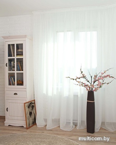 Тюль Delfa Voile СТШ Voile W191/71002 3x2.5 м (молочный)