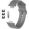 Ремешок Rumi силиконовый для Huawei Watch FIT, Watch FIT Elegant (серый)