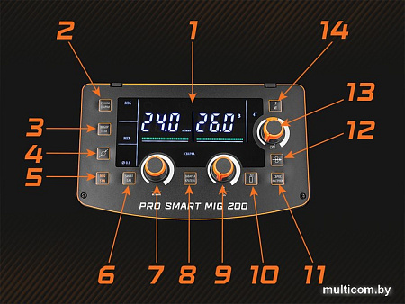 Сварочный инвертор Сварог PRO Smart MIG 200 (N214S)