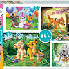 Набор пазлов Step Puzzle Легенды Disney 4 в 1 92319 (184 эл)