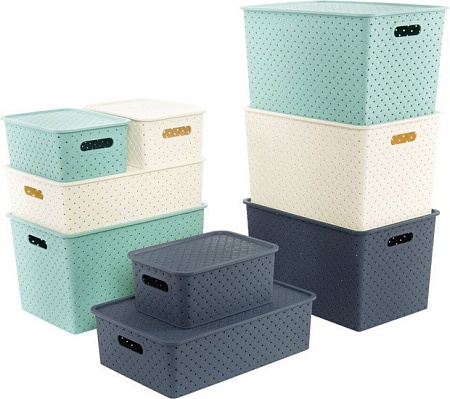 Коробка для хранения Violet Береста 521135 (космик)