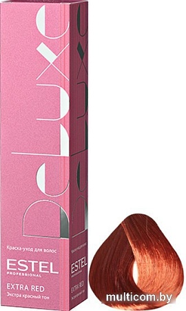 Estel Professional De Luxe Extra Red 77/44 русый медный интенсивный