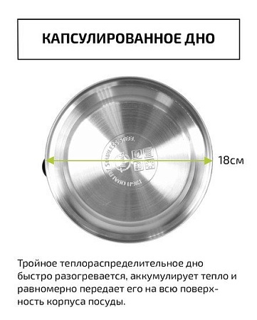Чайник со свистком TimA WTK250