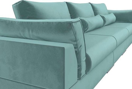 Диван Mebelico Пекин Long 115448 (велюр, бирюзовый)