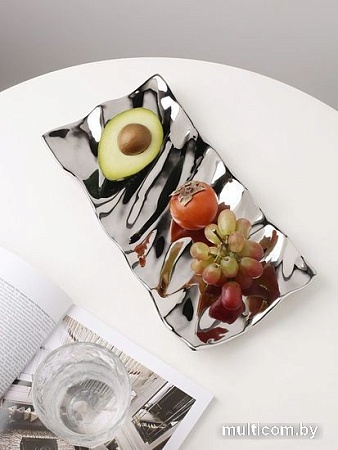 Декоративная тарелка Merry Bear Водяная Серебро 30001190