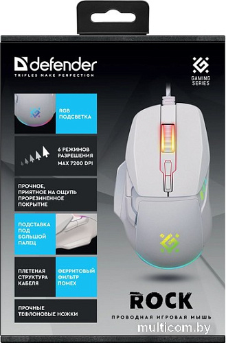 Игровая мышь Defender Rock GM-552 (белый)