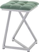 Табурет AMC Comfort 9.5.9 (ткань, зеленый/серебристый