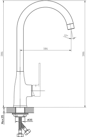 Смеситель Esko Belgrade BD 519
