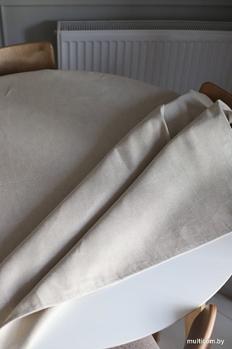 Скатерть Mio Tesoro Лен180Ск-1 (180x150, серый)