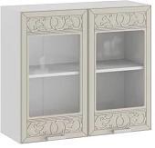 Шкаф навесной Трия Долорес 1В8С (крем)