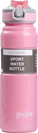 Бутылка для воды Sundays Holiday (0.8л, розовый)