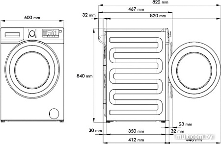 Стиральная машина BEKO WRE5511BWW