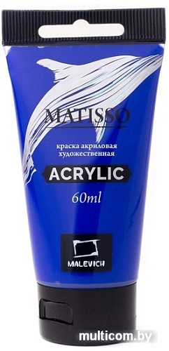 Акриловая краска Малевичъ Matisso 617039 (60 мл, ультрамарин прозрачный)