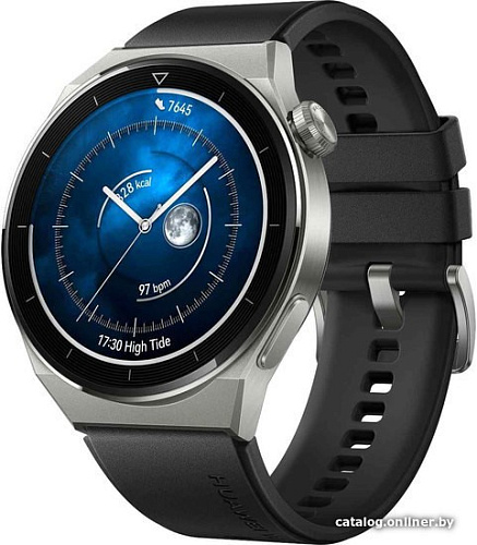 Умные часы Huawei Watch GT 3 Pro Titanium 46 мм азиатская версия (серый/черный)