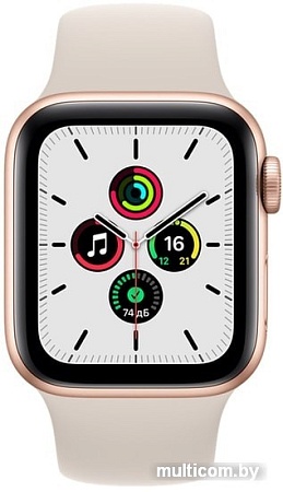Умные часы Apple Watch SE 40 мм (алюминий золотистый/сияющая звезда)