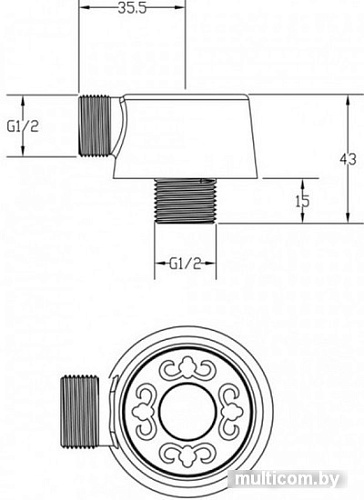 Шланговое подключение ZorG AZR 4 BR