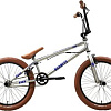 Велосипед Stark Madness BMX 2 2025 (серебристый/фиолетовый/песочный)