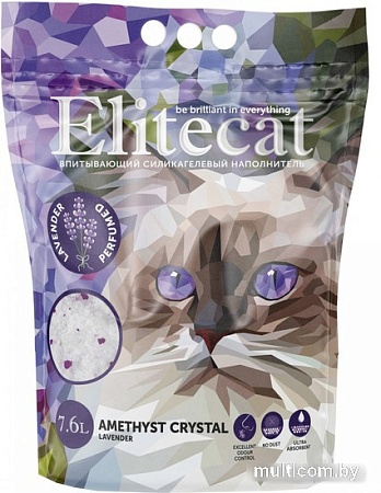 Наполнитель для туалета EliteCat Amethyst Crystal Lavender 7.6 л