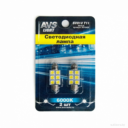Светодиодная лампа AVS SV012 T11 A07042S (2 шт)