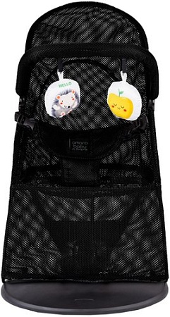 Шезлонг Amarobaby Baby Time AB21-25BT/09 (черный)