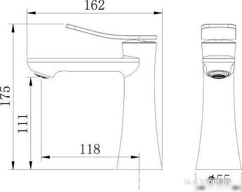 Смеситель Grossman Advans 510.K35.09.320 (золото сатиновый)