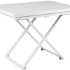 Стол-трансформер Levmar Compact (белый глянец/белые опоры)