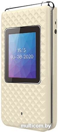 Смартфон BQ-Mobile BQ-2446 Dream Duo (бежевый)