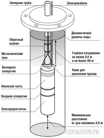 Скважинный насос Belamos TF-150