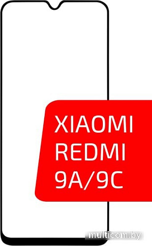 Защитное стекло Volare Rosso Fullscreen full glue для Xiaomi Redmi 9A/9C