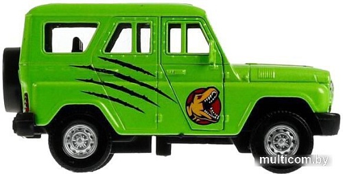 Легковой автомобиль Технопарк UAZ Hunter Динозавры HUNTER-12DIN-GN
