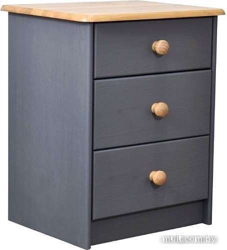 Тумба Диприз Хаба Д 1413.2 (серый воск/антик)