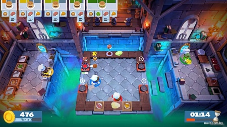 Overcooked! 2 (без русской озвучки и субтитров) для PlayStation 4