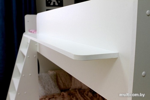 Двухъярусная кровать Красная звезда Р434 Капризун 3 160x80 (белый)