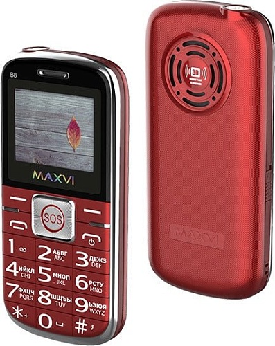 Мобильный телефон Maxvi B8 (красный)