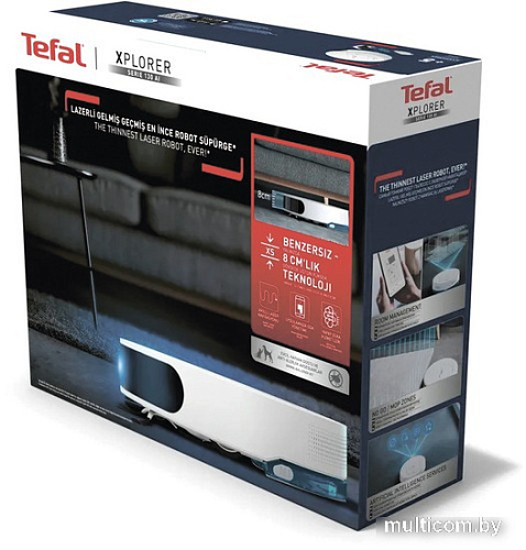 Робот-пылесос Tefal X-Plorer Serie 130AI Animal & Allergy RG9077WH