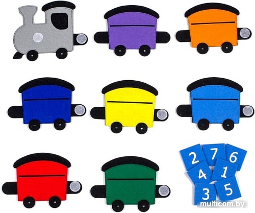 Развивающая игра Фетров Поезд с гномами 1201003