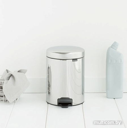 Brabantia Pedal Bin NewIcon 5 л (стальной полированный)