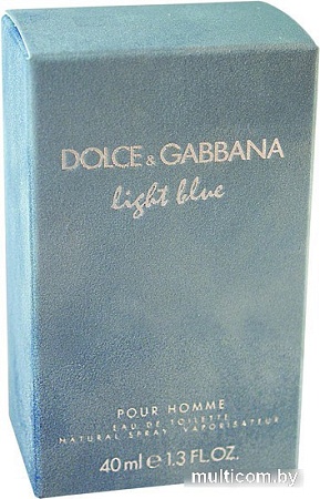 Dolce&Gabbana Light Blue pour Homme EdT (40 мл)