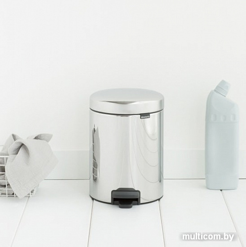 Brabantia Pedal Bin NewIcon 5 л (стальной полированный)