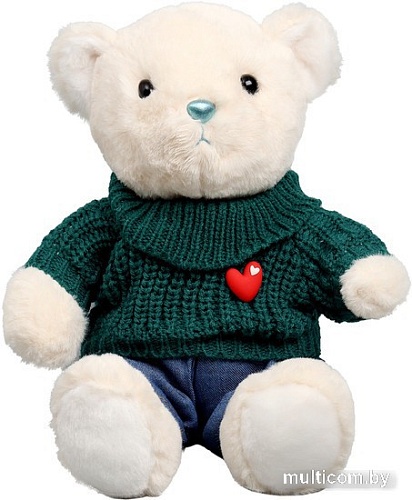 Классическая игрушка Milo Toys Little Friend Мишка в зеленом свитере 9905637