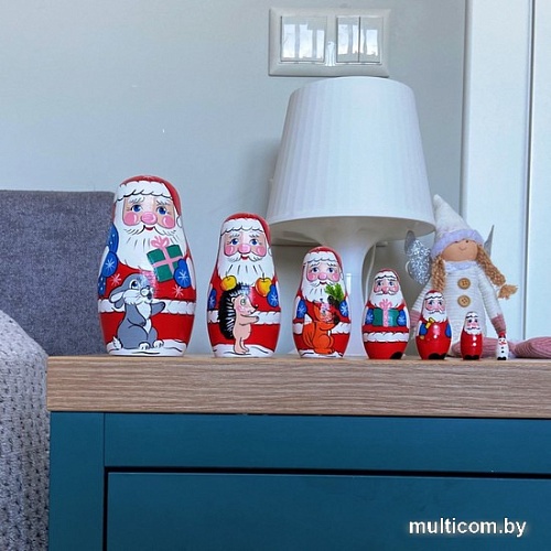 Развивающая игра Брестская Матрешка Рождественские (набор 7 шт)