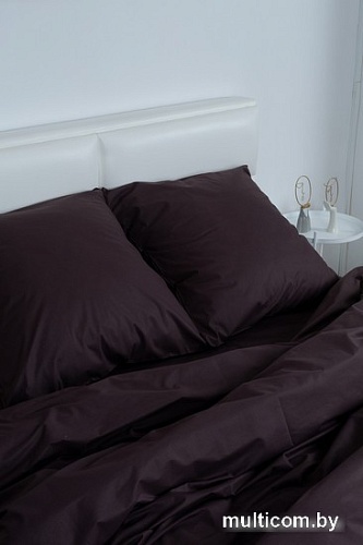 Постельное белье Миланика Шоколад Семейный (поплин г/к)